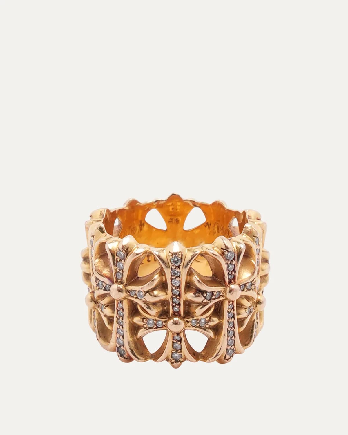 Cemetery Ring Gold & Diamond
